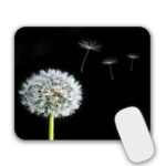 Mouse Pad, Gaming Mouse Pad, Non-Slip Rubber Base Mouse Mat with Designs for Laptop, Computer & Office, 9.5 x 7.9 x 0.12 inches (Dandelion 2) - Image 2