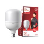 Murphy 70W LED Bulb – Cool Daylight | High Wattage Energy-Saving Bulb | B22 Base | Long Life | 6500K Bright White | 2-Year Warranty (Pack of 1) - Image 2
