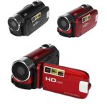 Mytechvision Digital Video Camera, Full HD 1080P Camcorder, 16x Zoom, 16MP, 3-inch Screen, Night Vision, Anti-Shake, 270 Degree Rotation, 32GB Storage, Red, for Vlogging - Image 2