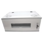 NAVKAR SYSTEMS(RK-4U) 4U CCTV Dvr Rack/Nvr/Server/Network Rack with 4 Power Socket Plug Transparent Glass Door Metal Cabinet Box - Image 2