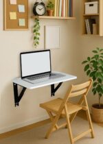 NE Furniture Modern White Desk Work from Home Table, Home Office Computer Table, Kids Study Desk Office Table, (DIY) (TAG White Marble) - Image 2