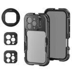 NEEWER 16 Pro Cage, Quick Release Video Rig Phone Stabilizer Compatible with iPhone 16 Pro with 67mm Filter Adapter, 17mm Lens Backplate, T Mount Lens Adapter Compatible with Moment, PA073 - Image 2