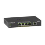 NETGEAR 5-Port Gigabit Ethernet Unmanaged PoE Switch (GS305P v2) - with 4 x PoE+ @ 63W, Desktop or Wall Mount - Image 2