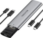NVME M2 Enclosure, Sounce NVMe SSD Enclosure - USB 3.2 10Gbps, Tool-Free M.2 NVMe Case, PCI-E NVMe Reader, USB-C, Supports M & B&M Keys, 2230/2242/2260/2280 SSDs, REALTEK RTL9210 Chipset - Image 2