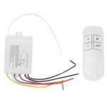 NYRA STORES Digital Switch ON/Off 220V-240V Light Digital Remote-Control Wireless Wall Switch with RF Remote Control (3 Way Switch) - Image 2