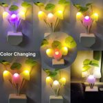 Natation Mushroom Shape LED Magic Night Lamp Automatic Off/On Smart Sensor (Multicolor) - Image 2