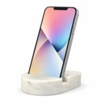 Natural White Marble Mobile Stand – Handcrafted Non-Slip Phone Holder for Desk, Bedside, Office – Elegant Smartphone Dock & Gift for Men, Women, Home & Office Décor. - Image 2