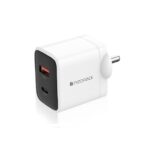 Neopack 33W Dual Port Wall Charger | GAN Fast Charging Adapter Compatible with Smartphone/iPhone, Tablet iOS/Android, Power Banks, Earbuds, Portable Speakers and More (White) - Image 2