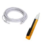 Networking Tool Kit Combo – 2Mtr LAN Patch Cable & Voltage Tester for Home, Office & Repair Work - Image 2