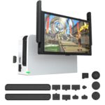 New World Dust Proof Plugs Kit for Nin-tendo Switch OLED Accessories, 11 Soft Silicone Dust Plug Cover for Switch OLED Console and Dock, 3 Thumb Grip Caps for Switch OLED Joy Con - Image 2