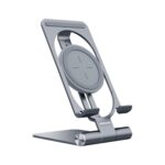 Nillkin Fast Wireless Charger - Metal Foldable and Adjustable Wireless Charging Stand for iPhone 14 13 12 pro max/Pro, Samsung Galaxy S22 S21 S20 Ultra/Plus and Android Phones, Space Grey - Image 2