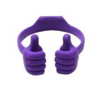 OK Mobile Stand Phone Holder Universal Flexible Portable Cellphone Tablet Smartphone Mount Cradle Thumb for All Smartphones and Tablets Thumbs up Designed Best Phones (Pack of 2) - Image 2