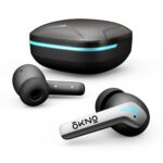 OKNO Airbuds Gaming New Launch G05 TWS Earbuds, 60H Playtime, 45ms Low Latency, 13MM Bass Drivers, 4Mic AI-ENC, Bluetooth 5.3V, Type-C Fast Charging, IPX Water Resistant, Touch Control, Chrome Black - Image 2