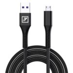 ONE 7 USB to Micro USB Nylon Braided 120W Fast Charging & Data Cable, Micro Cable 2m (6ft), Durable Reinforced Connectors, For Smartphones, Power Banks & Micro USB Devices (ON CB-49 MICRO) - Image 2