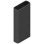 Oboe Silicon Soft Cover Case for Mi Power Bank 3i 20000 mAh Battery (Black) [Power Bank NOT Included] - Image 2