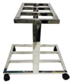 Office Home Inverter Trolley for Home Office (Steel, for Double Battery) - Image 2