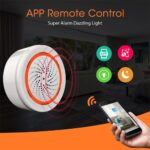 Okos Smart ZigBee Siren Alarm | Home Security Alarm with Strobe Alerts | Works with ZigBee Hub, Alexa & Google Home | USB & Battery Powered (CR123A Included) | Wireless Smart Alarm System - Image 2