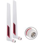 Onelinkmore Dual Band WiFi Antenna 2.4G 5G 5.8GHz Router Antenna SMA Male Universal Antenna for PC Desktop FPV Drone PS4 ASUS AC88U AC87U Antennas WLAN WiFi Antenne Booster Pack of 2 - Image 2