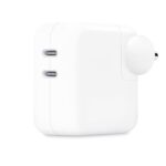 Original 35W Power Adapter Charger Dual Port Adapter for iPhone 17 16 15 MFi Certified Dual USB C Power Adapter Charger Adapter - White - Image 2