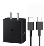 Original 45W USB-C Superfast Charger Adapter with Cable Compatible with Samsung Galaxy Series - Compatible with S23/S22 Ultra/S21/21 FE/S20/Note/M54/M53 5G/M33/M23/A34/A54 5G/A13/F14/F23[Black] - Image 2