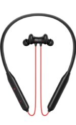 Original Bluetooth Neckband Z2 Compatible with oneplus, Flexible Neckband with Clear Audio, Noise Reduction & Long Playtime [Red Color] - Image 2