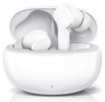 Original Buds for Realme T110 Wireless Bluetooth Earbuds with Powerful Deep Bass Driver, AI ENC Noise Cancelling Mic, 38H Playback & Fast Type-C Charging Case (White) - Image 2