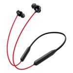 Original Multi-Device Compatible with OnePlus Z3 Wireless Earphones Youth Edition – Bluetooth Neckband with Mic 12.4mm Drivers IP55 Durable Design (RED) (KJH5432) - Image 2
