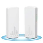 Outdoor Wireless Bridge, NICGIGA 5.8G 4km WiFi Point-to-Point Transmission Wireless Ethernet Router with 2 Gigabit RJ45 LAN Ports, 2 Pack CPE, Factory Coupling Without Adjustment, Plug and Play. - Image 2
