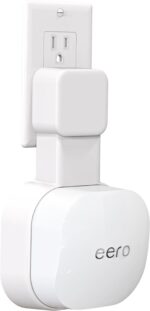 Outlet Wall Mount for eero 6 & eero 6+ Mesh Wi-Fi 6 System, Dual-Band, Space Saving, Easy to Move, No Messy Wires, No Tools Required - Image 2