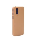 P3Brown10K 10,000mAh Power Bank with 3 USB Ports, Fast Charging Portable Charger for Smartphones, Tablets, Smartwatches – Brown - Image 2
