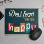 PAPER PLANE DESIGN Mouse Pad Designer Anti Skid Mouse Pads for Desktop and Laptop Computers. D758 - Image 2