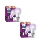 PHILIPS 9W B22 LED Bulb Warm White, Pack of 2 - Image 2