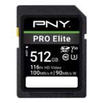 PNY 512GB PRO Elite Class 10 U3 V30 SDXC Flash Memory Card - Image 2