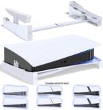 PSS Compatible with PS5 Horizontal Stand/ Horizontal Stand for PS5/PS5 Slim /PS5 Pro Disc & Digital Console, Desk Stand Anti-Slip Base S tand Accessories for PS5 all PS5 (Ps5 console not Included) - Image 2