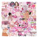 (Pack of 120) Aesthetic Laptop Stickers for Journal Supplies kit, Phone case, Quotes Stickers for Scrapbook, Cute Korean Accessories for Girls, Vinyl - Image 2