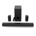 Panasonic 600W 5.1 Ch Sound Bar with 3D Surround Sound Speaker System, Dolby Digital Plus Touch Control,BT 5.3, USB,HDMI ARC,Optical,Aux with Remote Control (SC-HTS600GWK, Black) - Image 2