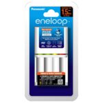 Panasonic Eneloop BQ-CC55N Advanced, Smart and Quick Charger for AA & AAA Rechargeable Batteries, White - Image 2