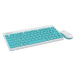 Portronics Key2-A Combo of Multimedia Wireless Keyboard & Mouse, Compact Light-Weight for PCs, Laptops and Smart TV, White - Image 2