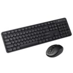 Portronics Key8 Combo Wireless Keyboard and Mouse Set with 2.4 GHz Wireless, Large Keycaps, 104 Keys, Adjustable Mouse Sensitivity, 12 Multimedia Hotkeys, USB Receiver for PC, Laptop, Mac (Black) - Image 2