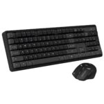 Portronics Key9 Combo Wireless Keyboard and Mouse Set with Ergonomic Mouse, Multimedia Function Hotkeys, USB Receiver, Adjustable DPI, Long Key Life & Click Life for PC & Laptop(Black) - Image 2