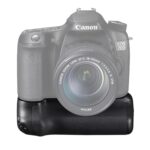 Professional Battery Grip for Canon EOS 70D & 80D DSLR Cameras – Extended Battery Life, Vertical Shooting Controls & Enhanced Ergonomics - Image 2