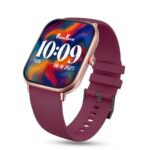 PunnkFunnk H9 1.96” HD Display Smartwatch for Men & Women | Bluetooth Calling | Heart Rate | SpO2 | Sleep Monitor | 100+ Sports Modes | IP67 Waterproof Fitness Watch for Android & iOS - (Maroon) - Image 2