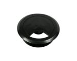 Purple Furnitureᵀᴹ Cable Grommet Durable Plastic Wire Manager Hole Cover for Computer Tables and Desks (64 mm/2.5-inch Diameter, Classic Black) (Pack of 1) - Image 2
