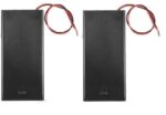 QBM 18650 x 2 Cell Battery Holder with Cover and On/Off Switch (Pack of 2) - Image 2