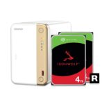 QNAP TS-262-4G-24S-US 2 Bay Multimedia Desktop NAS with 4TB Storage Capacity, Preconfigured RAID 1 Seagate IronWolf HDD Bundle - Image 2