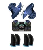 QOCXRRIN Smart 2589- Pubg Mobile Trigger Gaming Game-pad Sensitive Triggers L1 R1 Shooting Aim Button Joystick Game-pad Controller for All Smartphone With 2 Pair Sleeves. - Image 2