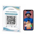 QR-Based Smart Video Doorbell with Acrylic UV Printed Plate | Wireless | Scan QR to Video Call | Mobile App Enabled | Ideal for Apartments, Flats & Homes (Green) - Image 2