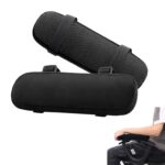 RAMONI 2Pcs Chair Armrest Pad Office Essentials, Chair Arm Rest Cushion Pad, Soft Memory Foam Armrest Covers Provide Elbow Pressure Relieve, Anti-Slip Design, Elbow Support for Office & Gaming Chairs - Image 2