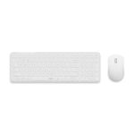Rapoo 9350S Premium White Wireless Keyboard & Mouse Combo | Bluetooth 4.0/5.0 & 2.4GHz | 99-Key Layout with |Adjustable 800–2400 DPI Mouse | Aluminum Alloy | Long Battery Life - Image 2