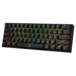 Redragon K630 Dragonborn 60% Wired RGB Gaming Keyboard, 61 Keys Compact Mechanical Keyboard with Linear Red Switch, Pro Driver Support, Black - Image 2